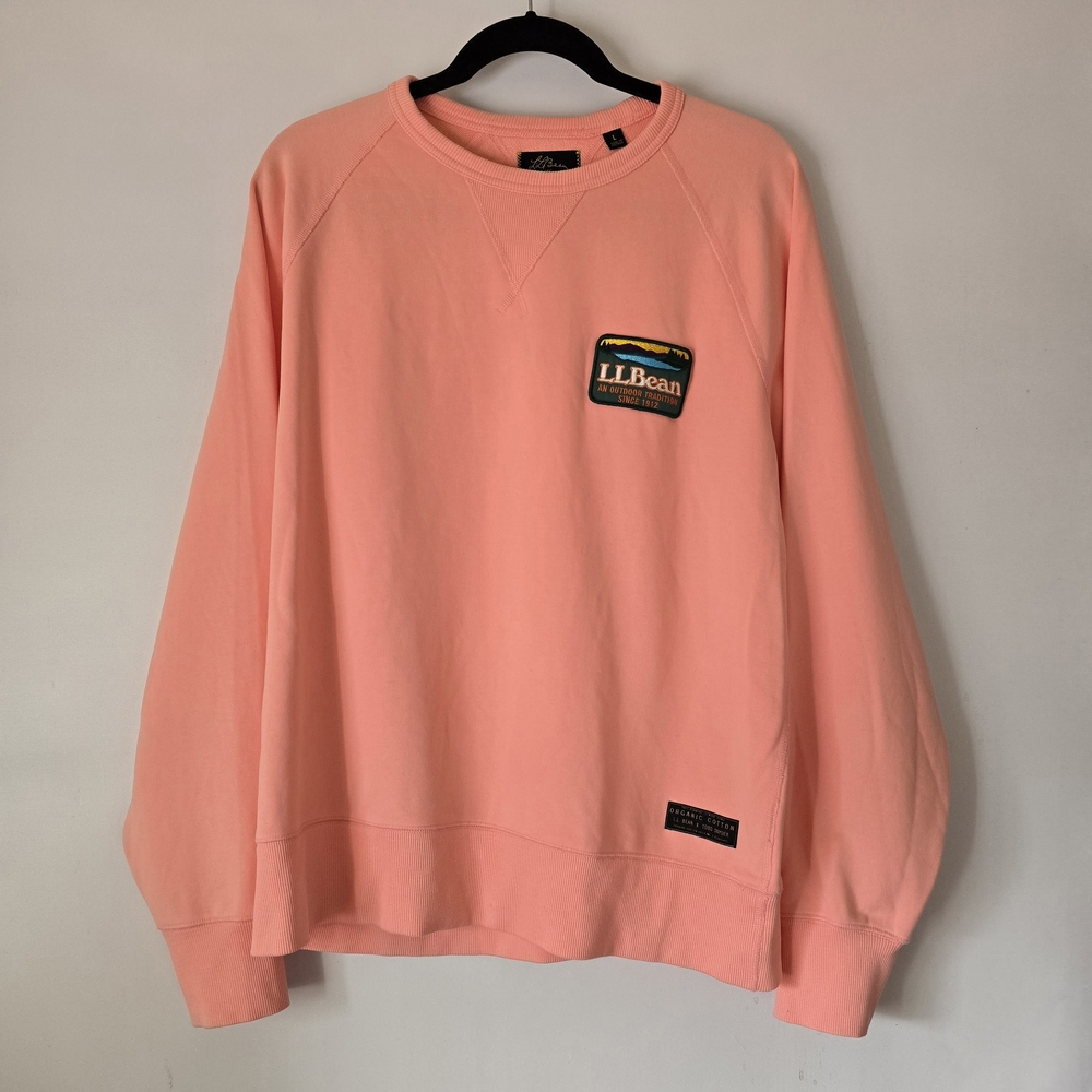 L.L. Bean X Todd Snyder Collab Men's Pink Crewneck Sweatshirt L